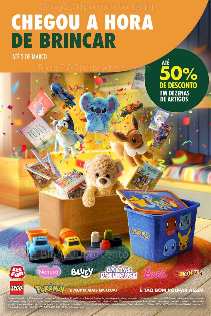 Antevisão Folheto PINGO DOCE Bazar Kids Promoções de 17 fevereiro a 2 março