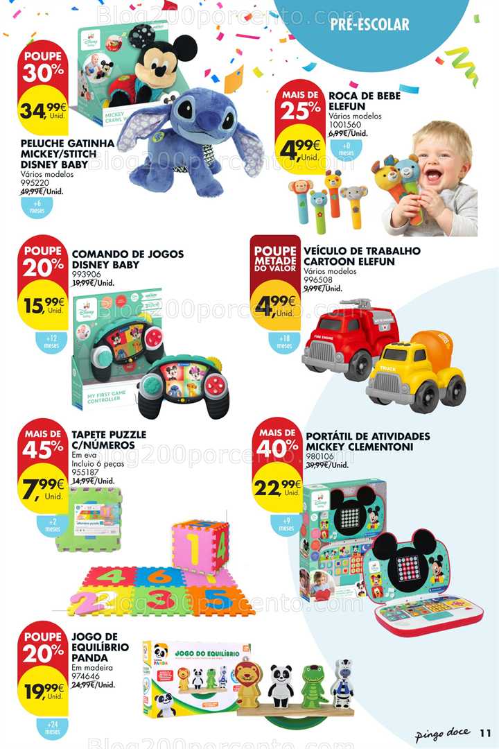 Antevisão Folheto PINGO DOCE Bazar Kids Promoções de 17 fevereiro a 2 março