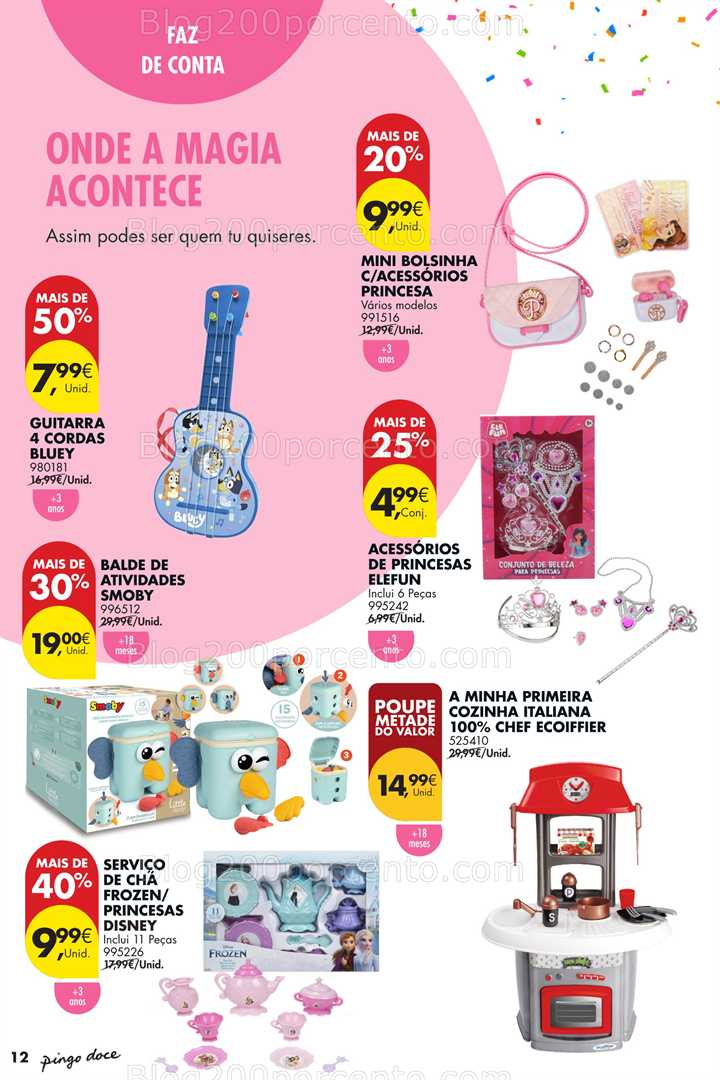 Antevisão Folheto PINGO DOCE Bazar Kids Promoções de 17 fevereiro a 2 março