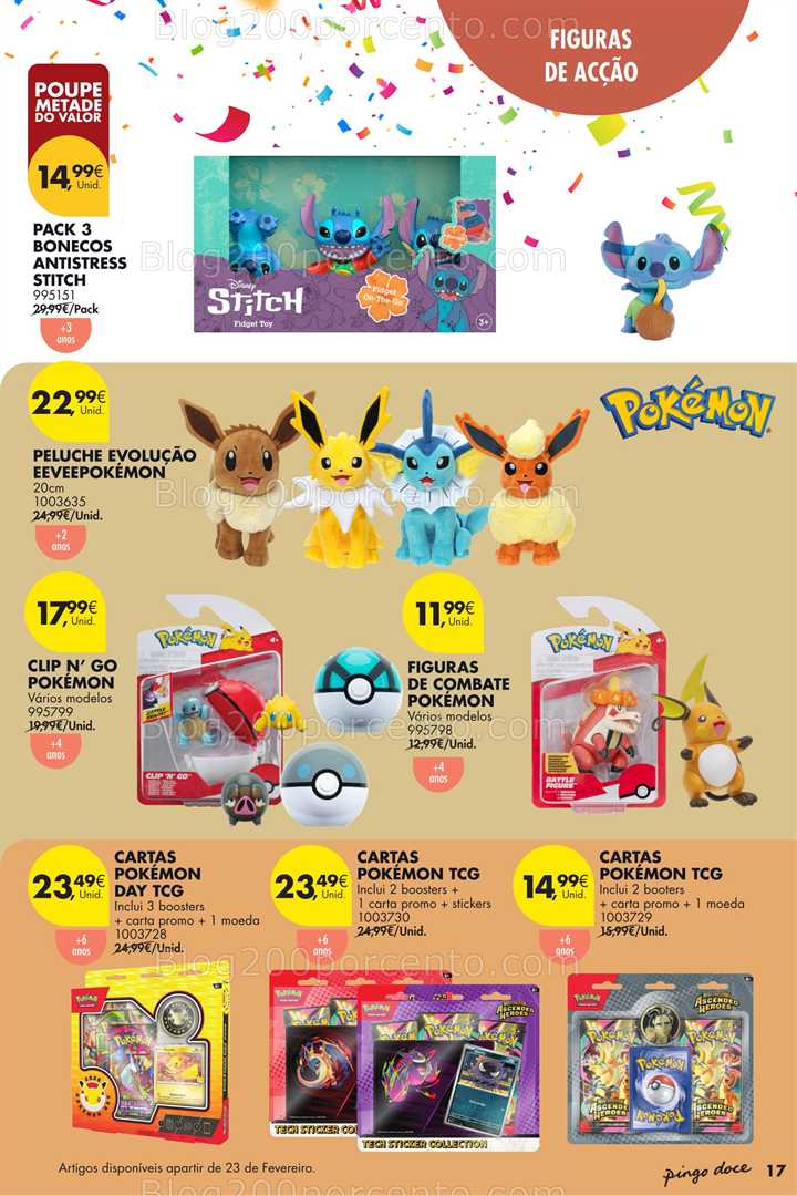 Antevisão Folheto PINGO DOCE Bazar Kids Promoções de 17 fevereiro a 2 março
