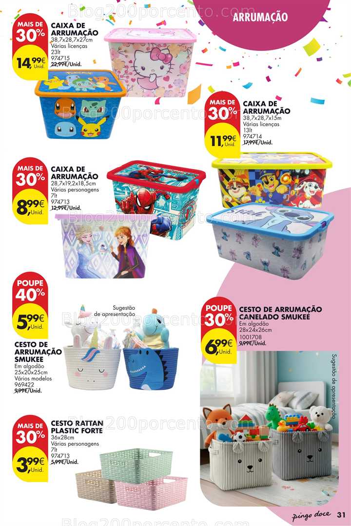 Antevisão Folheto PINGO DOCE Bazar Kids Promoções de 17 fevereiro a 2 março
