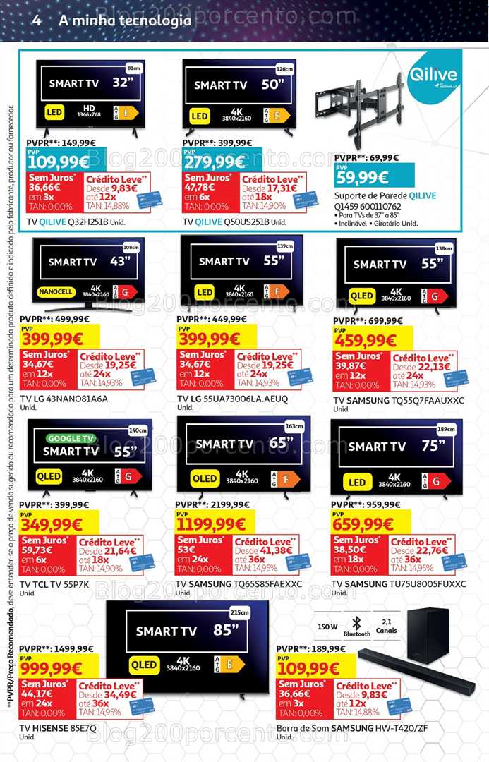 Antevisão Folheto AUCHAN Tecnologia Promoções de 17 fevereiro a 2 março