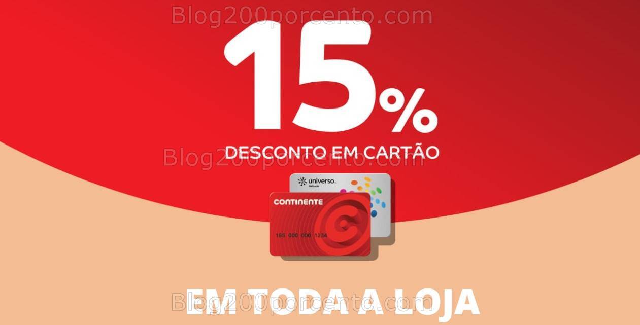 ALERTA - 15% de desconto CONTINENTE Promoções de 23 maio a 1 junho supermercado
