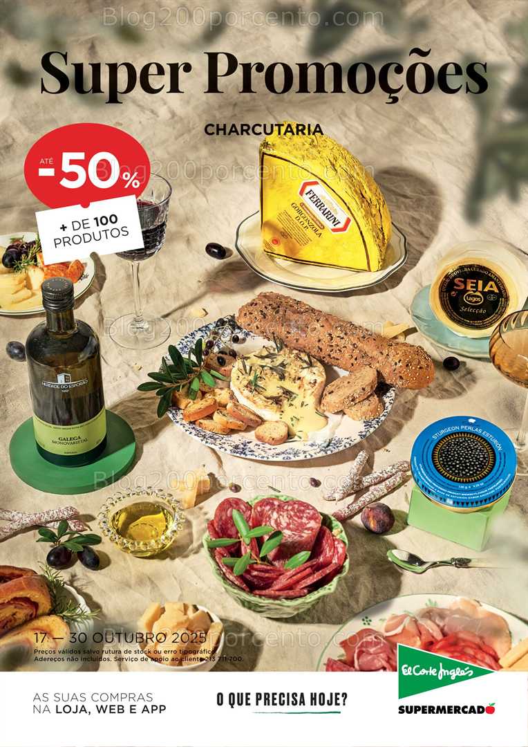 Antevisão Folheto EL CORTE INGLÉS Promoções de 17 a 30 Outubro