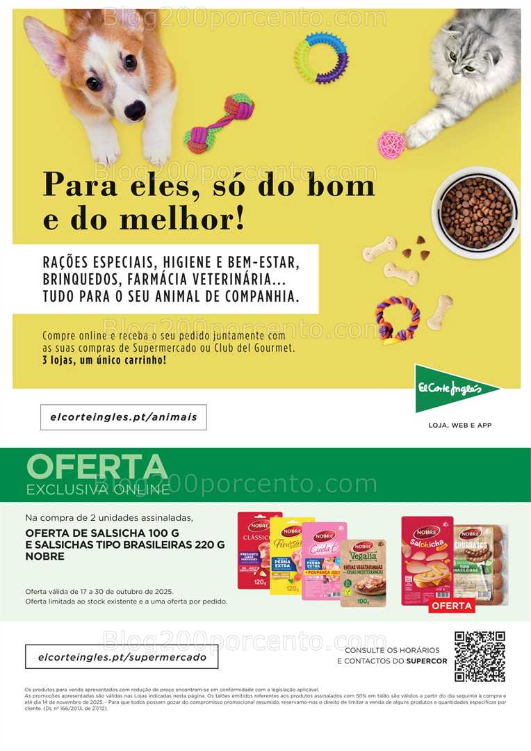 Antevisão Folheto EL CORTE INGLÉS Promoções de 17 a 30 Outubro