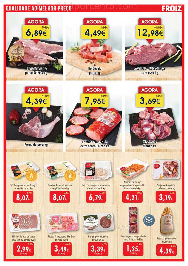 Antevisão Folheto FROIZ Promoções de 2 a 22 outubro