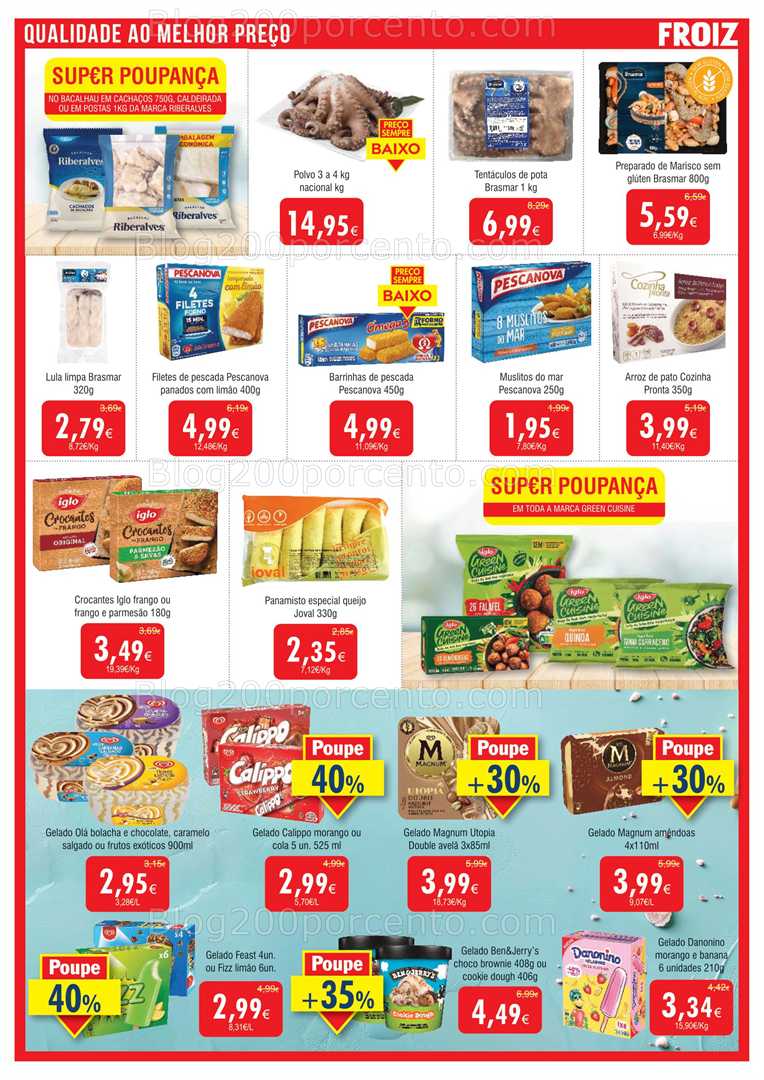 Antevisão Folheto FROIZ Promoções de 2 a 22 outubro