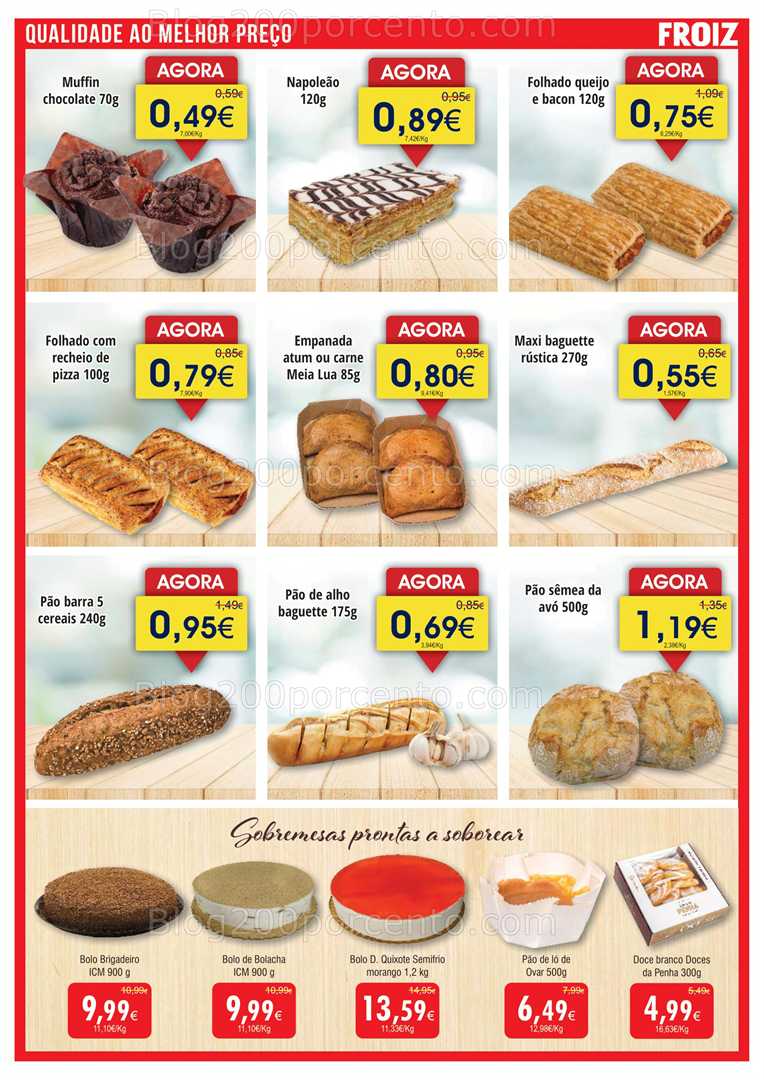 Antevisão Folheto FROIZ Promoções de 2 a 22 outubro
