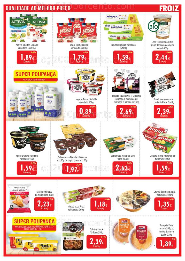 Antevisão Folheto FROIZ Promoções de 2 a 22 outubro
