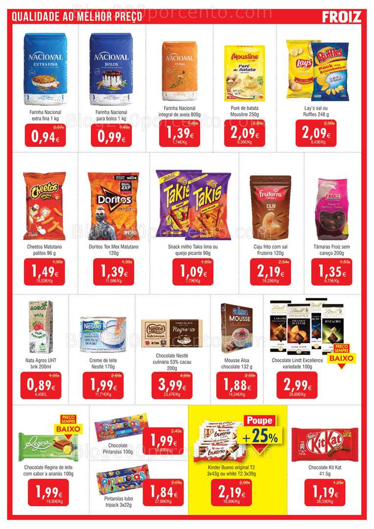 Antevisão Folheto FROIZ Promoções de 2 a 22 outubro