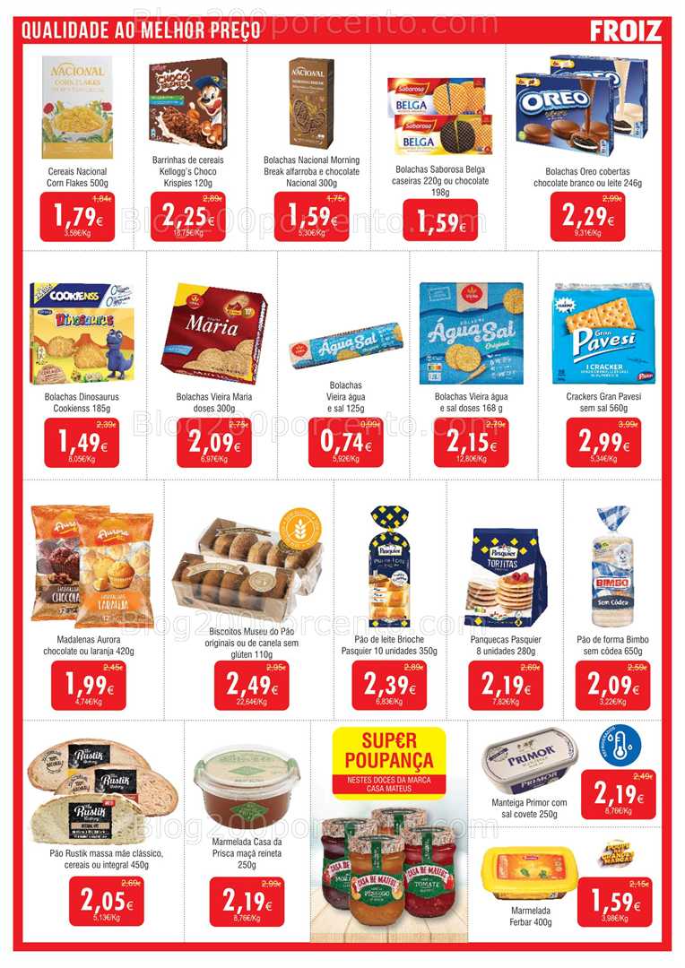 Antevisão Folheto FROIZ Promoções de 2 a 22 outubro