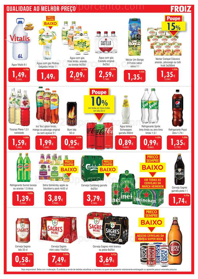 Antevisão Folheto FROIZ Promoções de 2 a 22 outubro