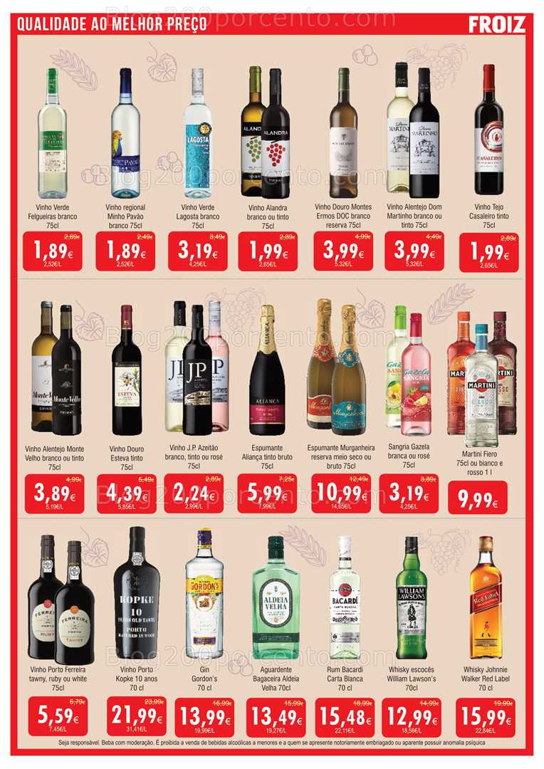 Antevisão Folheto FROIZ Promoções de 2 a 22 outubro