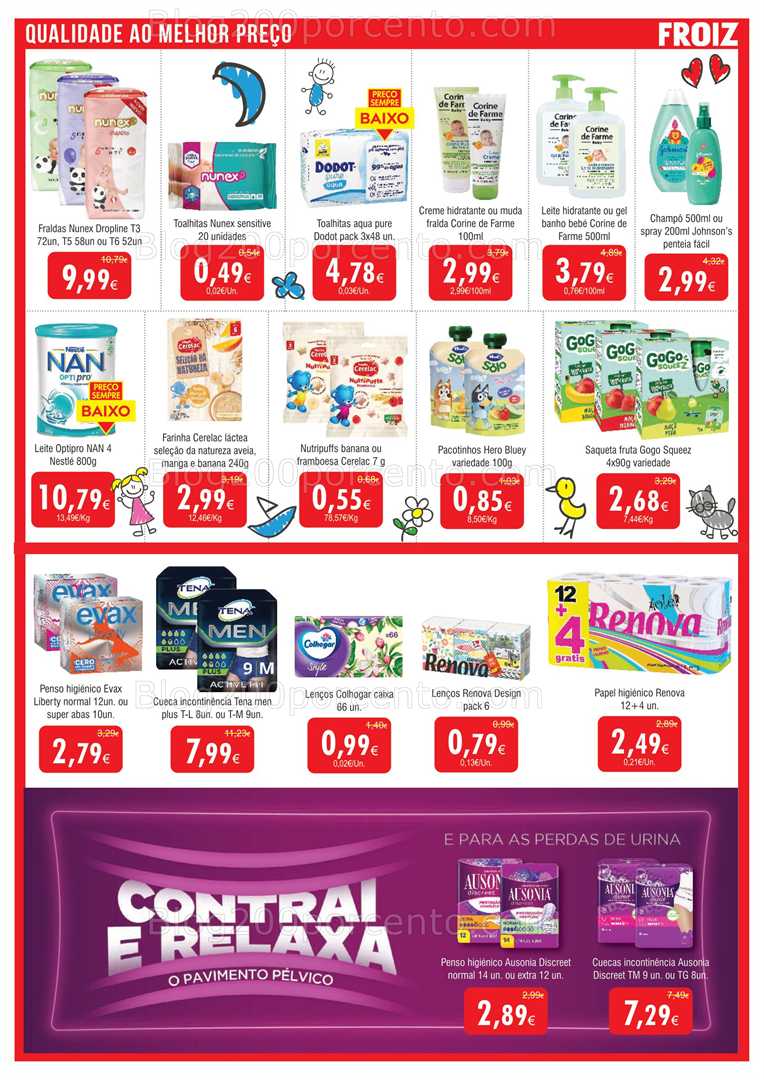 Antevisão Folheto FROIZ Promoções de 2 a 22 outubro