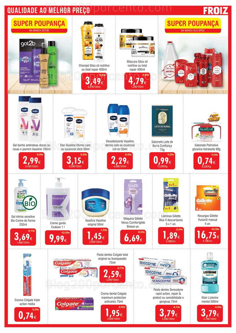 Antevisão Folheto FROIZ Promoções de 2 a 22 outubro