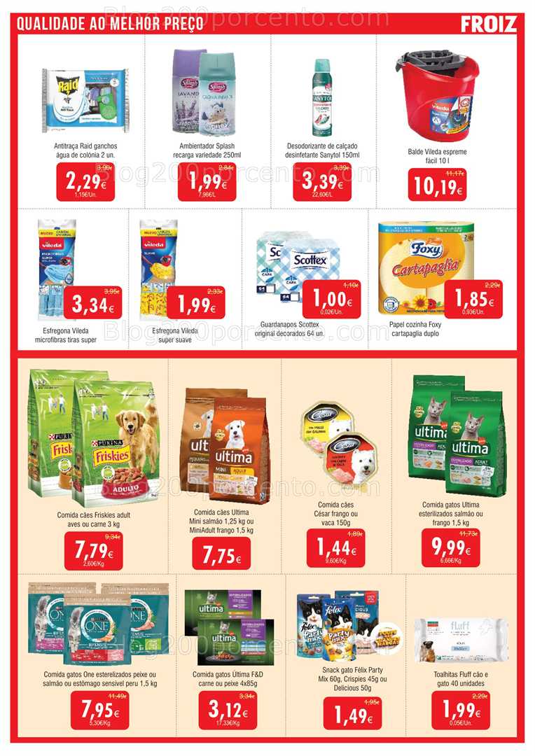Antevisão Folheto FROIZ Promoções de 2 a 22 outubro