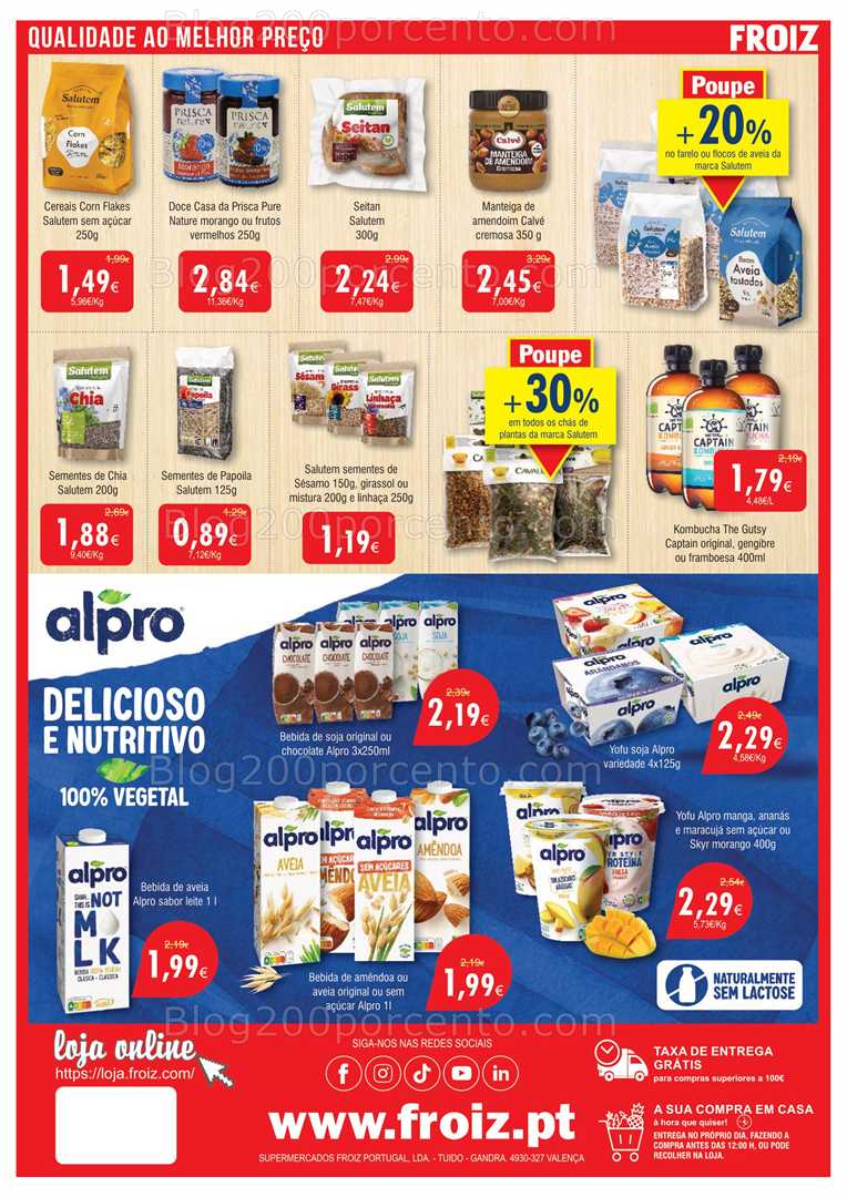 Antevisão Folheto FROIZ Promoções de 2 a 22 outubro