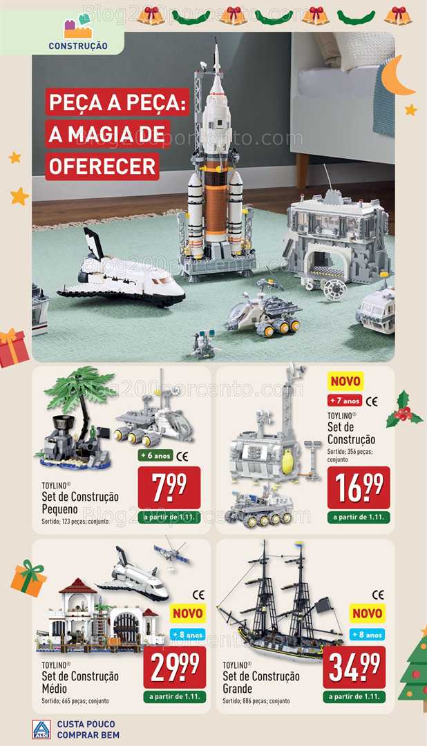 Antevisão Folheto ALDI Especial Brinquedos Promoções de 25 outubro a 6 dezembro