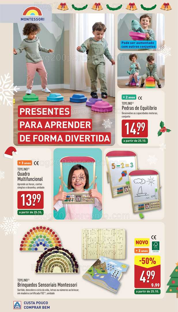 Antevisão Folheto ALDI Especial Brinquedos Promoções de 25 outubro a 6 dezembro