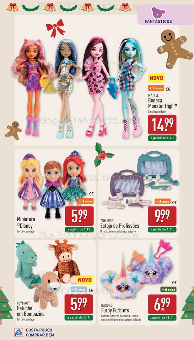 Antevisão Folheto ALDI Especial Brinquedos Promoções de 25 outubro a 6 dezembro