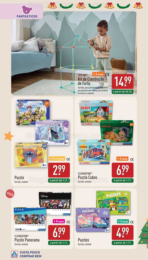 Antevisão Folheto ALDI Especial Brinquedos Promoções de 25 outubro a 6 dezembro