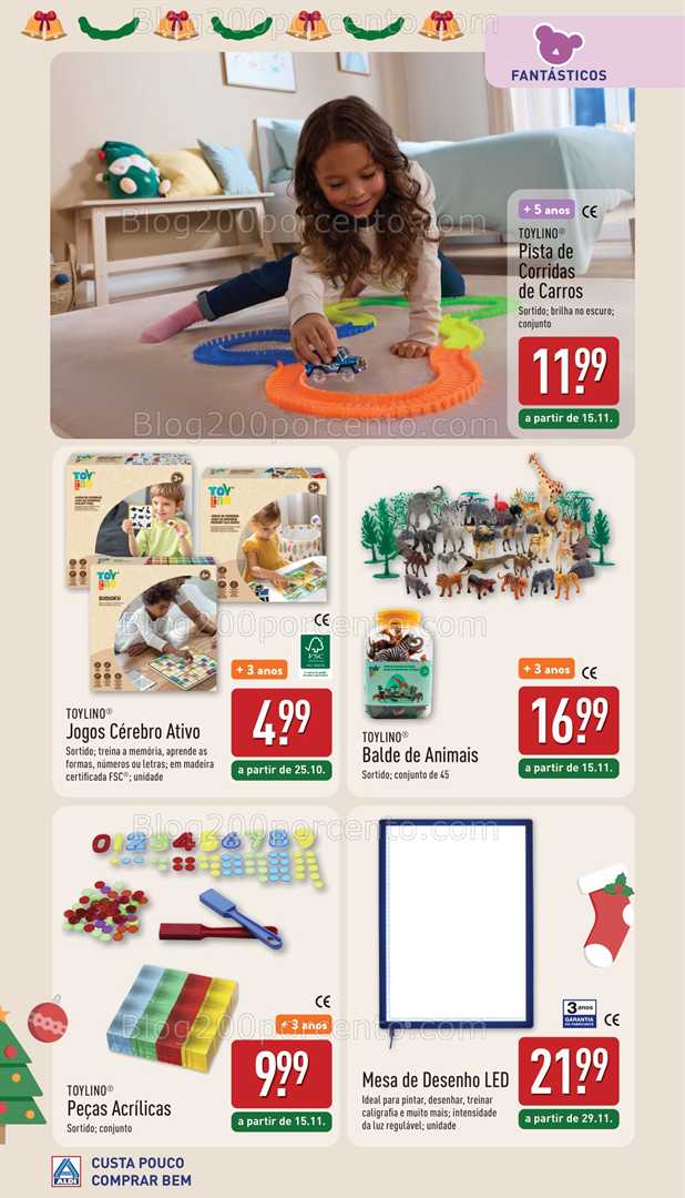 Antevisão Folheto ALDI Especial Brinquedos Promoções de 25 outubro a 6 dezembro