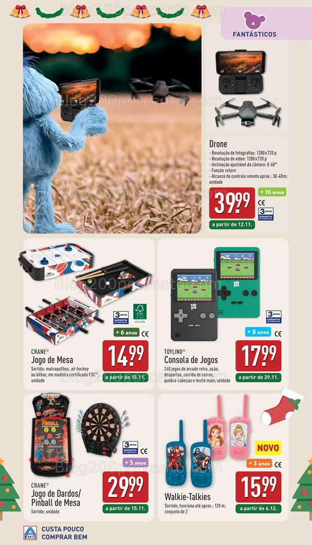 Antevisão Folheto ALDI Especial Brinquedos Promoções de 25 outubro a 6 dezembro