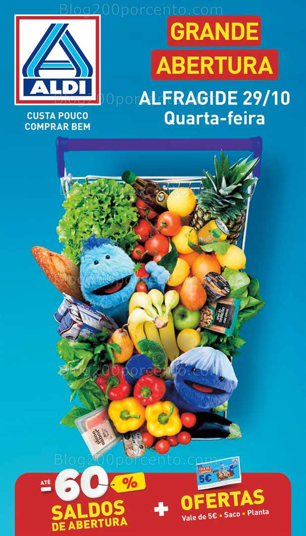 Antevisão Folheto ALDI Aberturas Promoções de 29 outubro a 4 novembro