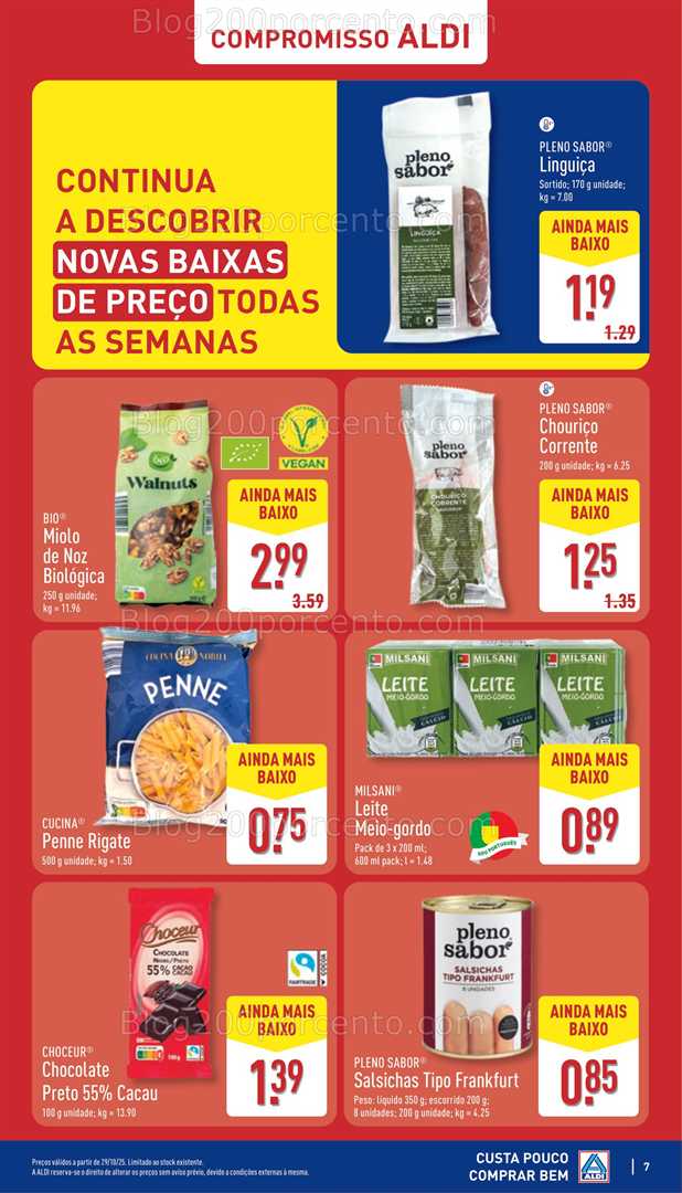 Antevisão Folheto ALDI Aberturas Promoções de 29 outubro a 4 novembro