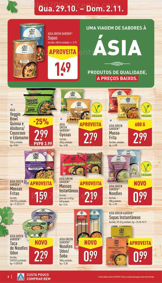 Antevisão Folheto ALDI Aberturas Promoções de 29 outubro a 4 novembro