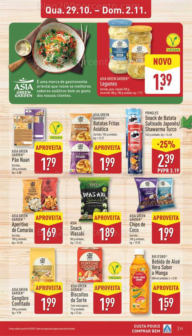 Antevisão Folheto ALDI Aberturas Promoções de 29 outubro a 4 novembro