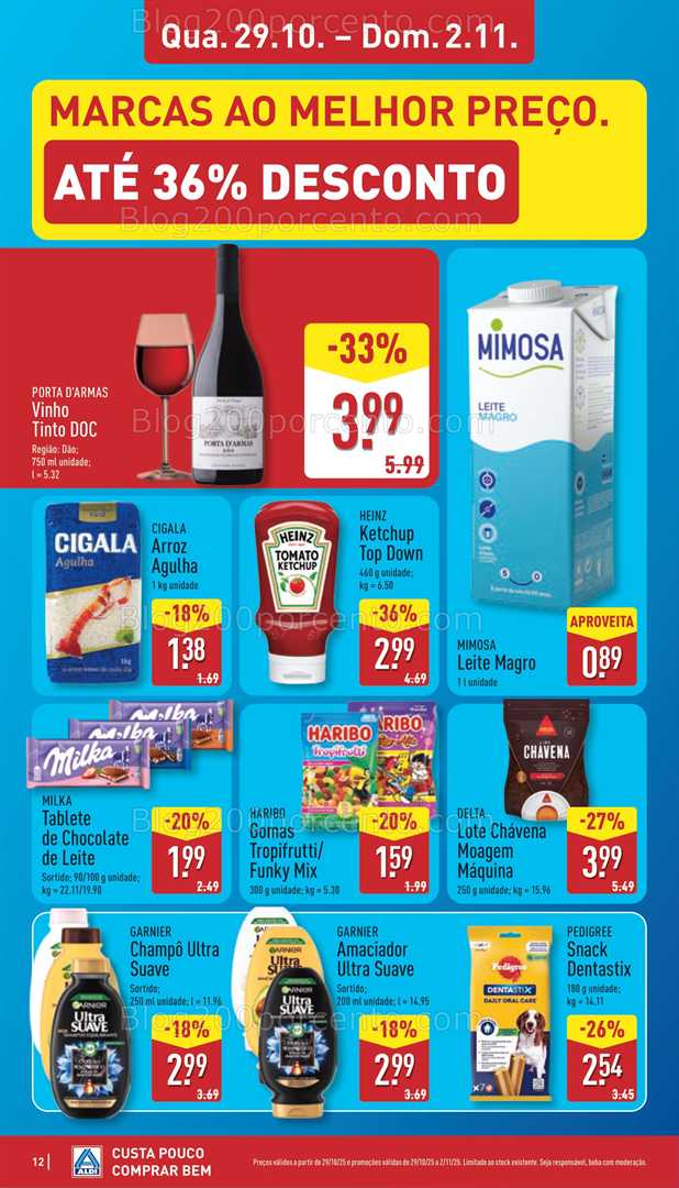 Antevisão Folheto ALDI Aberturas Promoções de 29 outubro a 4 novembro