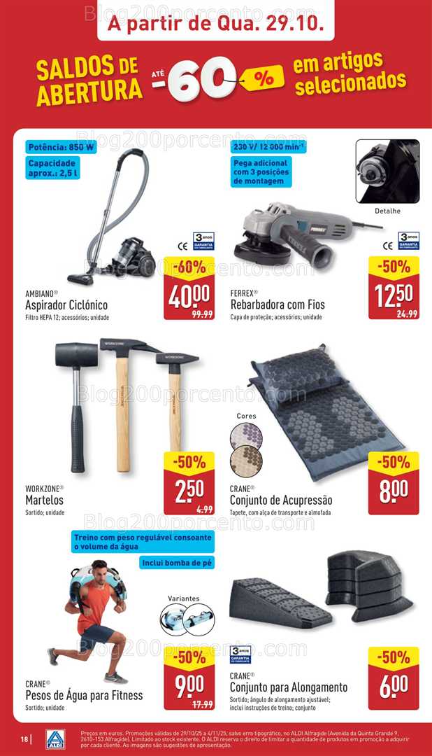 Antevisão Folheto ALDI Aberturas Promoções de 29 outubro a 4 novembro