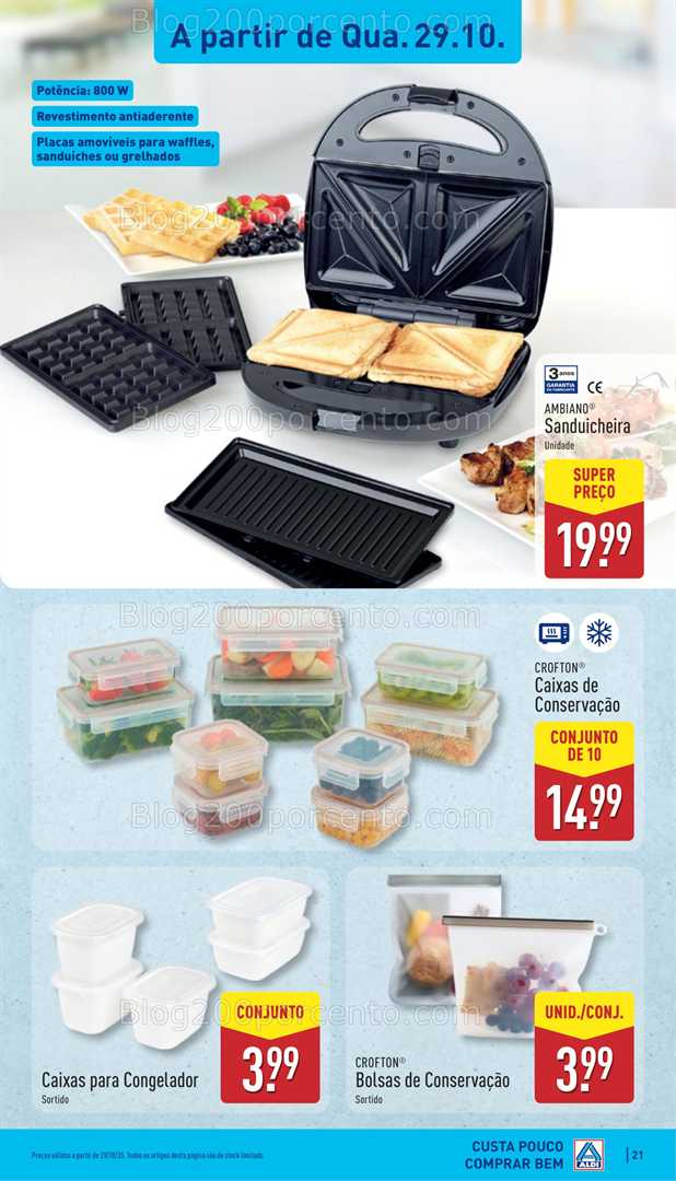 Antevisão Folheto ALDI Aberturas Promoções de 29 outubro a 4 novembro
