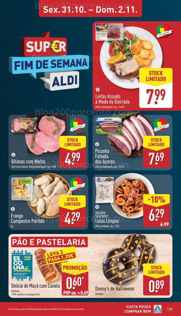 Antevisão Folheto ALDI Aberturas Promoções de 29 outubro a 4 novembro