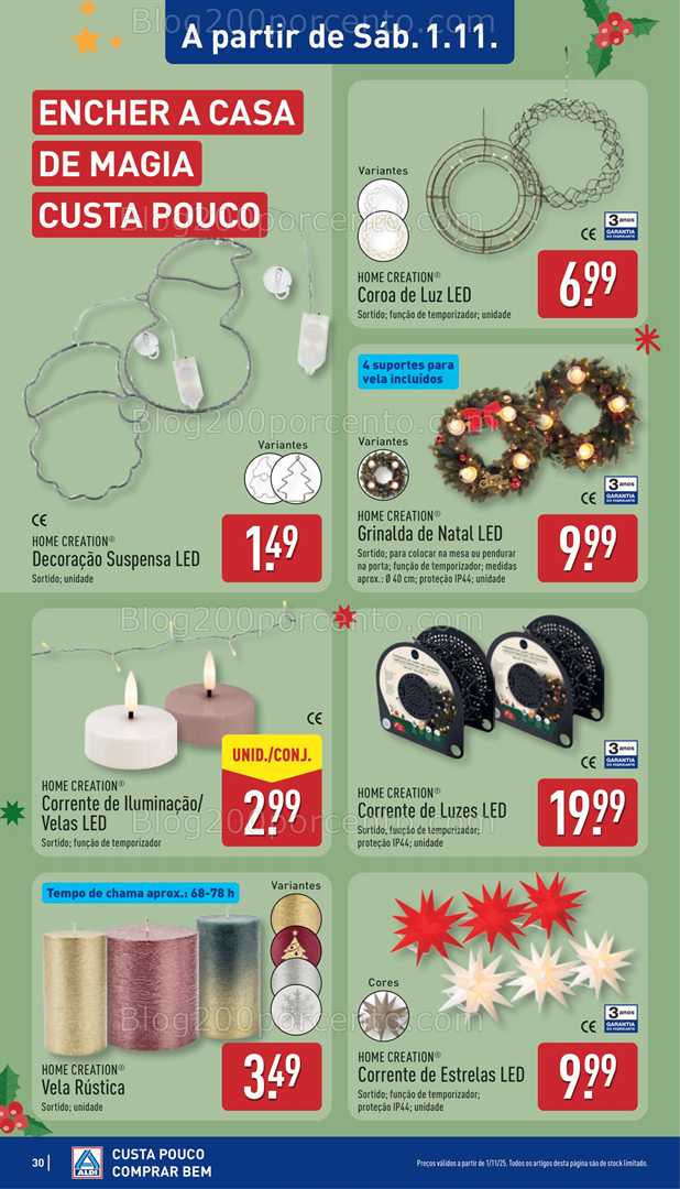 Antevisão Folheto ALDI Aberturas Promoções de 29 outubro a 4 novembro