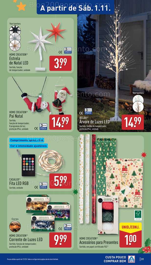 Antevisão Folheto ALDI Aberturas Promoções de 29 outubro a 4 novembro
