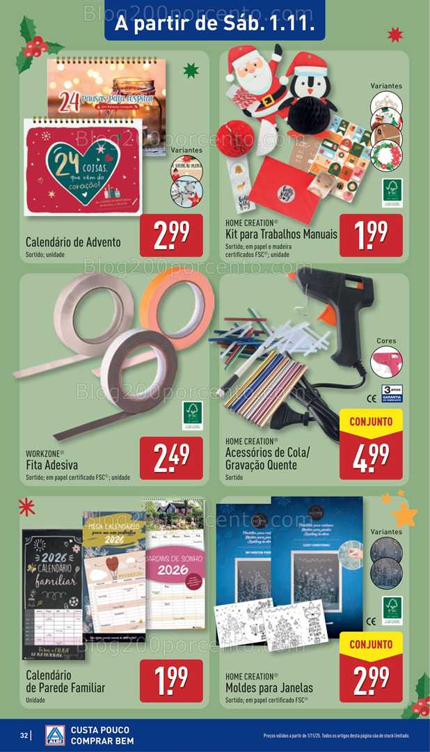 Antevisão Folheto ALDI Aberturas Promoções de 29 outubro a 4 novembro