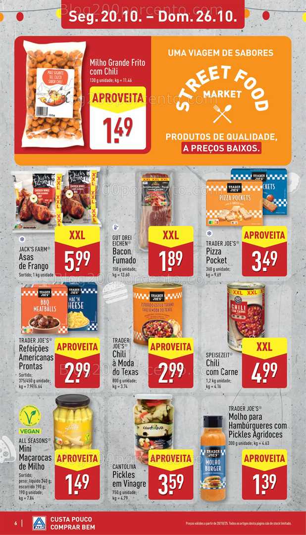 Antevisão Folheto ALDI Promoções Sabores do Mundo - 20 a 26 outubro