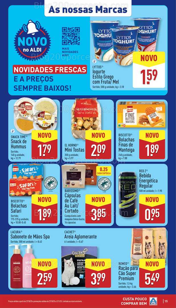 Antevisão Folheto ALDI Promoções de 27 outubro a 2 novembro