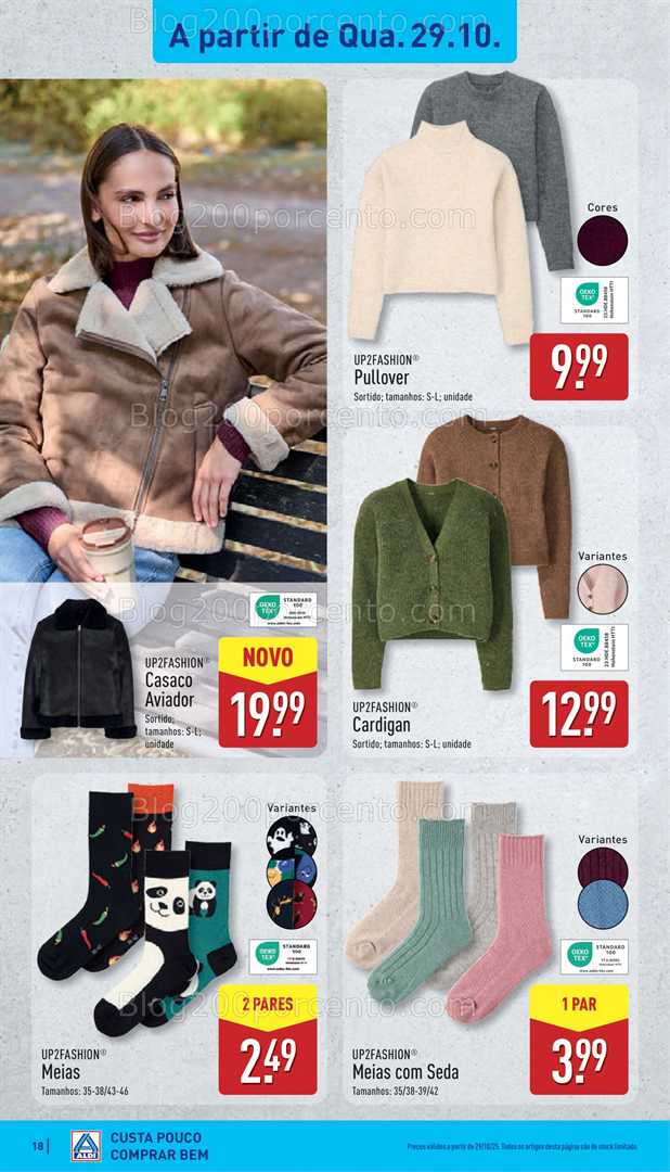 Antevisão Folheto ALDI Bazar Promoções a partir de 29 outubro