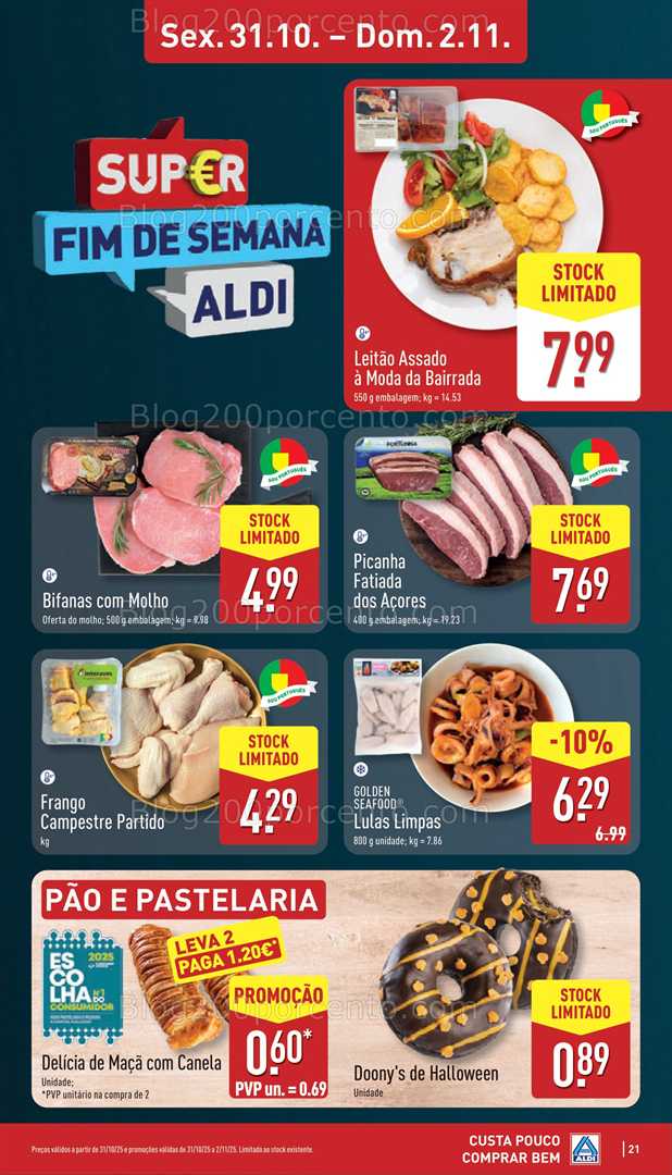 Antevisão Folheto ALDI Promoções de 27 outubro a 2 novembro