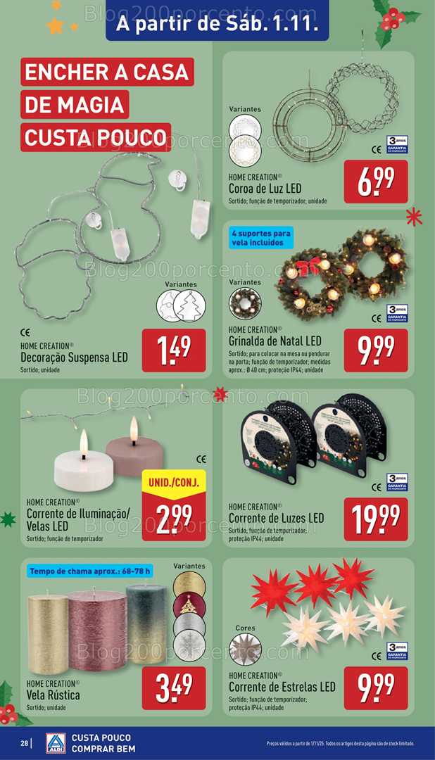 Antevisão Folheto ALDI Promoções de 27 outubro a 2 novembro