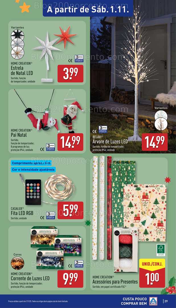 Antevisão Folheto ALDI Promoções de 27 outubro a 2 novembro