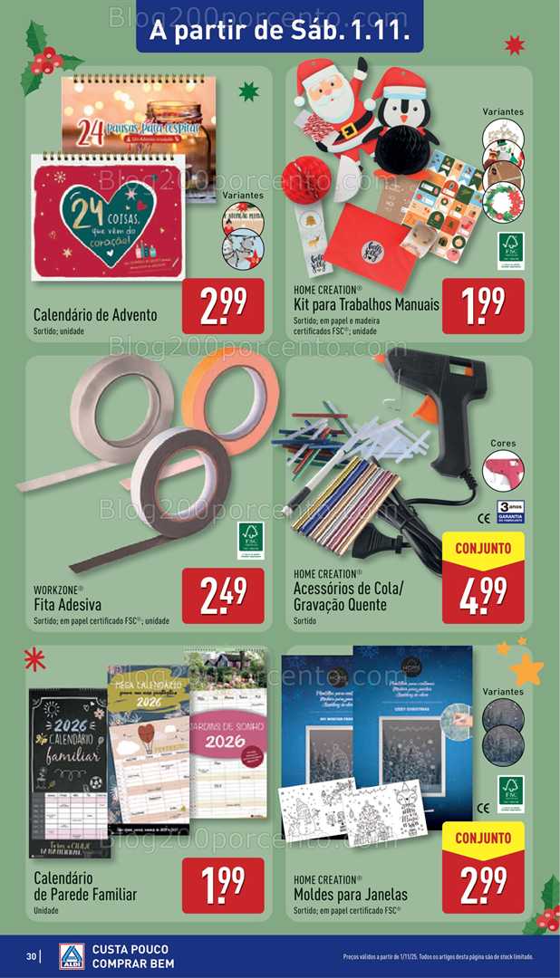 Antevisão Folheto ALDI Promoções de 27 outubro a 2 novembro