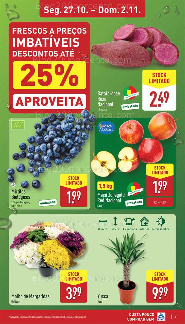 Antevisão Folheto ALDI Promoções de 27 outubro a 2 novembro