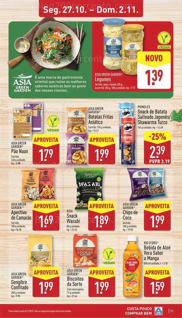 Antevisão Folheto ALDI Sabores do Mundo Promoções de 27 outubro a 2 novembro