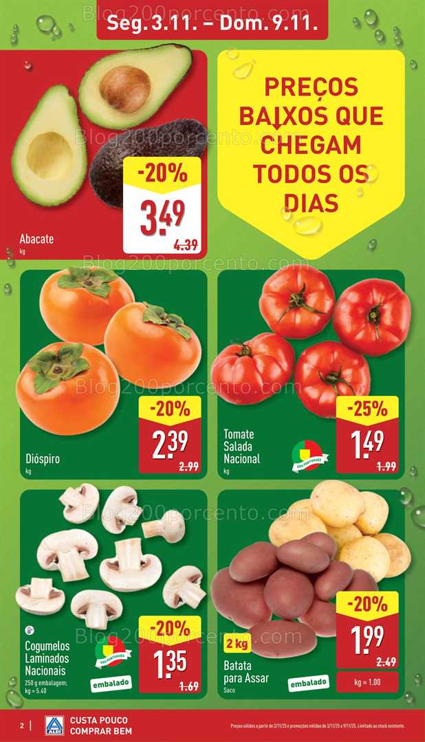 Antevisão Folheto ALDI Promoções de 3 a 9 novembro
