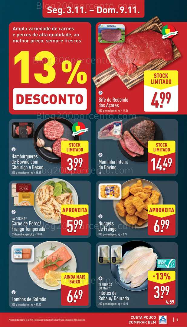 Antevisão Folheto ALDI Promoções de 3 a 9 novembro