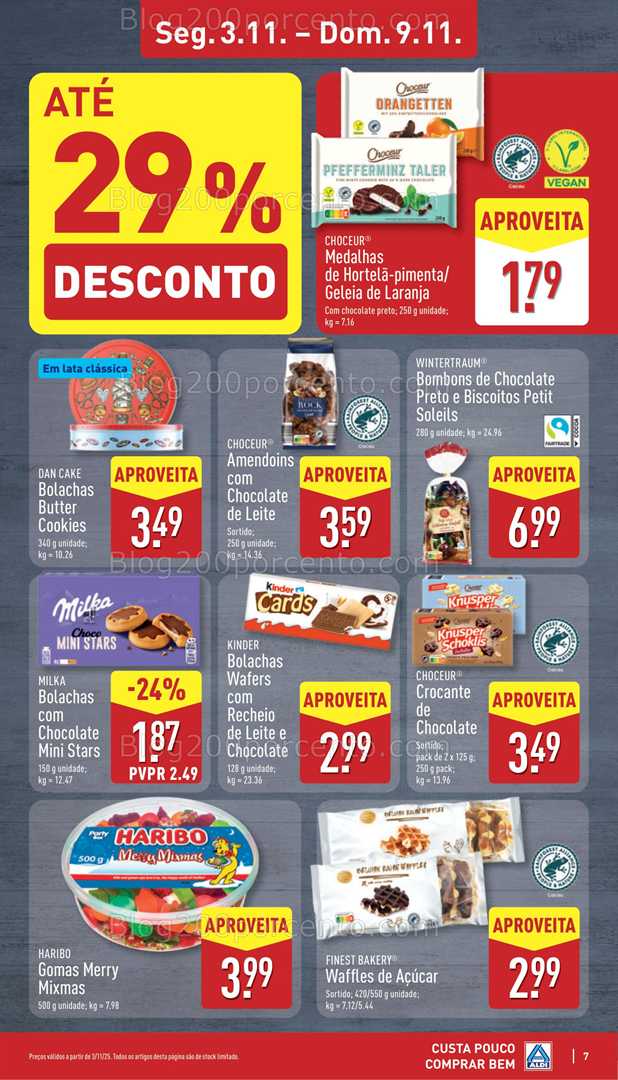 Antevisão Folheto ALDI Promoções de 3 a 9 novembro
